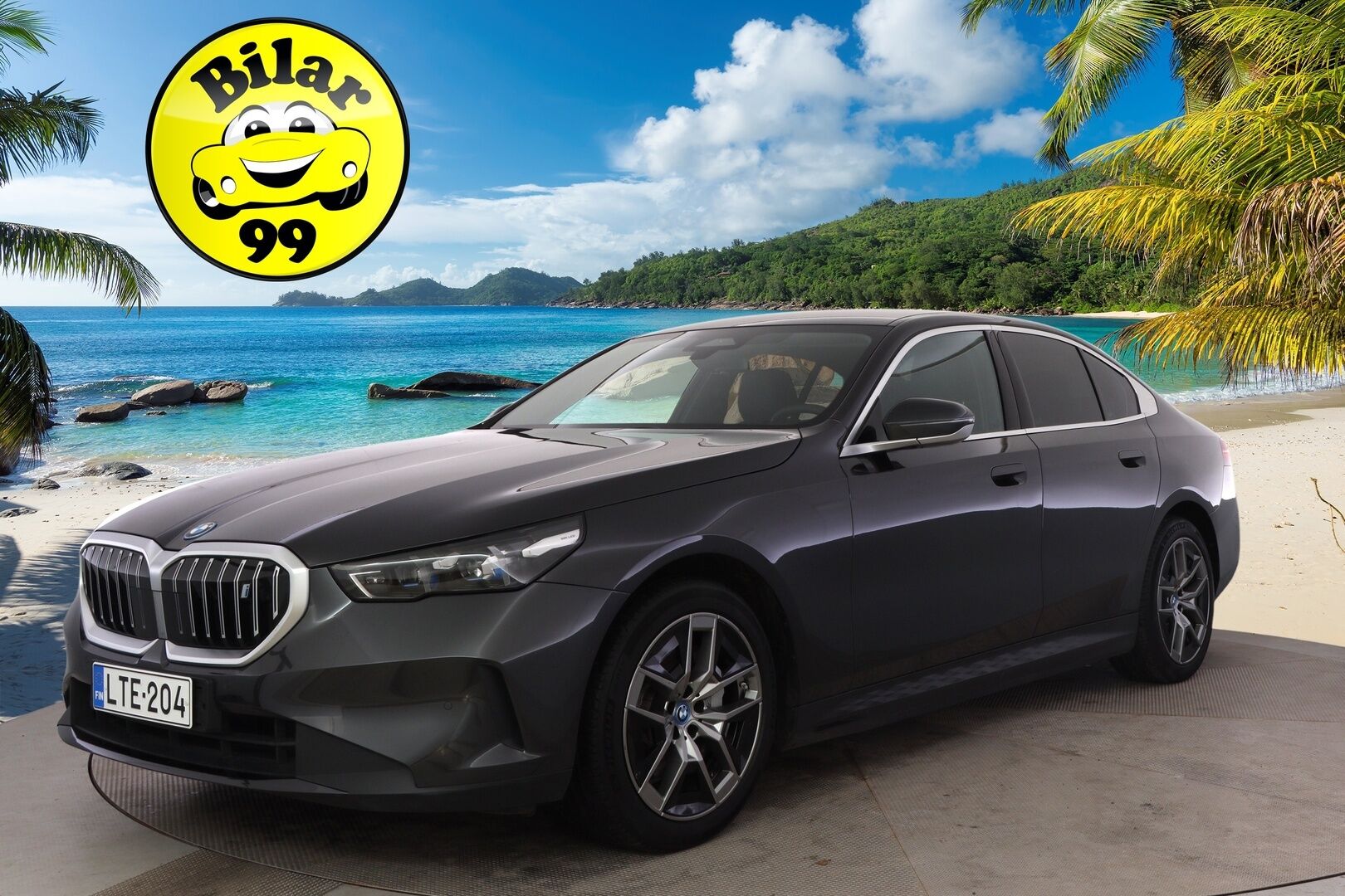 BMW I5 2024 G60 eDrive40 Sport Line *Adapt.Vakkari / Peruutuskamera / Nahkasisusta / Professional Navi / Adapt.LED / Apple&Android* - *Merkkihuollot / Akku kuntotarkastettu / Kahdet renkaat alumiinivantein* - HULLU BLACKWEEK KORKOTARJOUS 2,49%