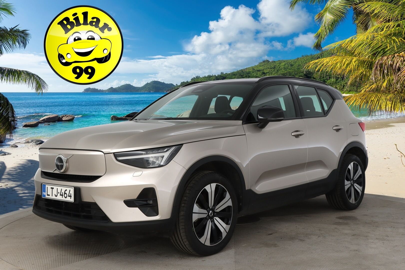 Volvo XC40 2023 Recharge Twin Motor plus *ILP /Koukku /  Pilot Assist / P-kamera / Sporttipenkki Muistilla / Apple&Android / LED-valot* - 3,99 % KORKOTARJOUS TÄHÄN AUTOON - 31.5. ASTI! - *KeylessGo / ALV-vähennyskelpoinen / Facelift / Merkkiliikkeen huoltokirja*