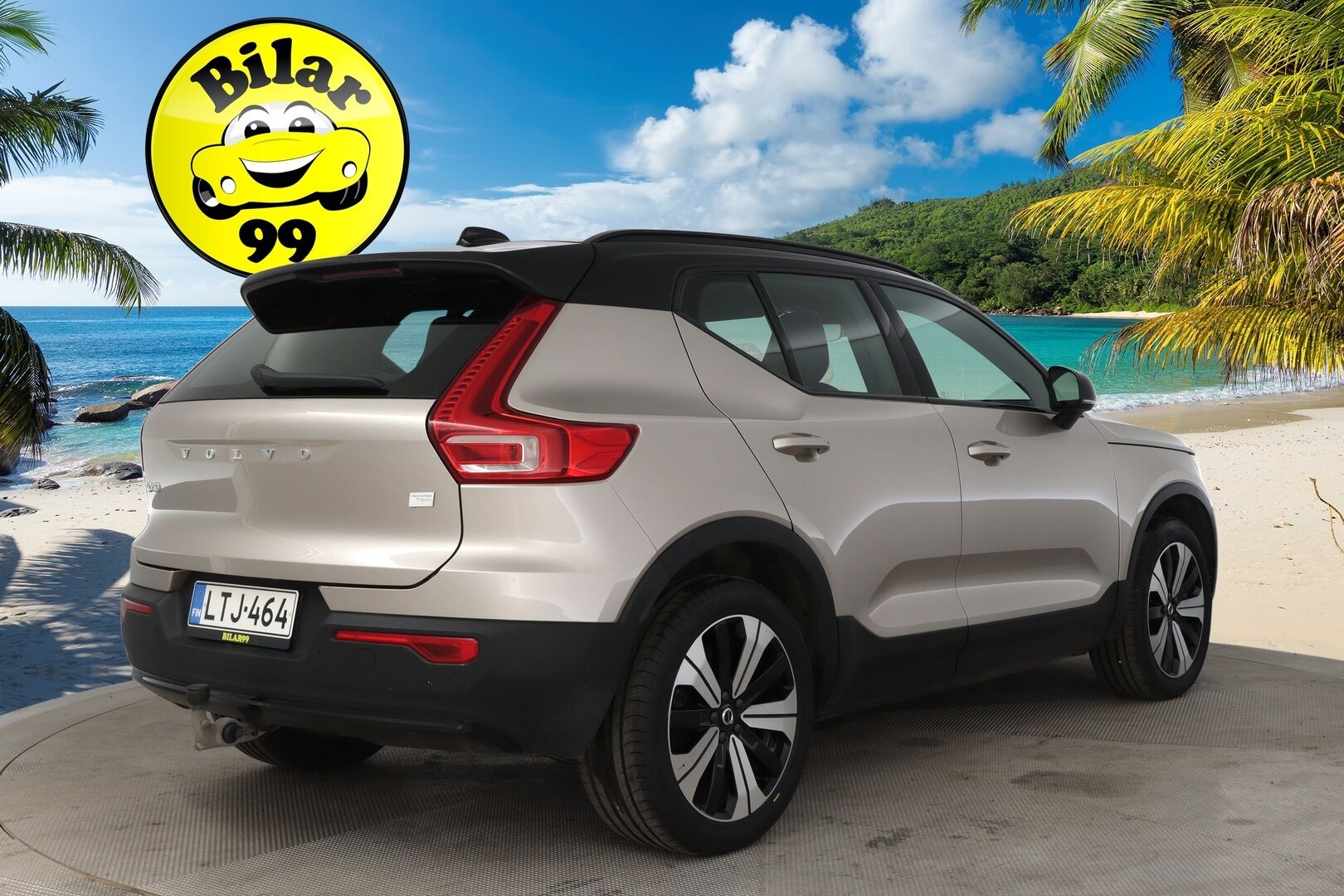 Volvo XC40 2023 Recharge Twin Motor plus *ILP /Koukku /  Pilot Assist / P-kamera / Sporttipenkki Muistilla / Apple&Android / LED-valot* - 3,99 % KORKOTARJOUS TÄHÄN AUTOON - 31.5. ASTI! - *KeylessGo / ALV-vähennyskelpoinen / Facelift / Merkkiliikkeen huoltokirja*