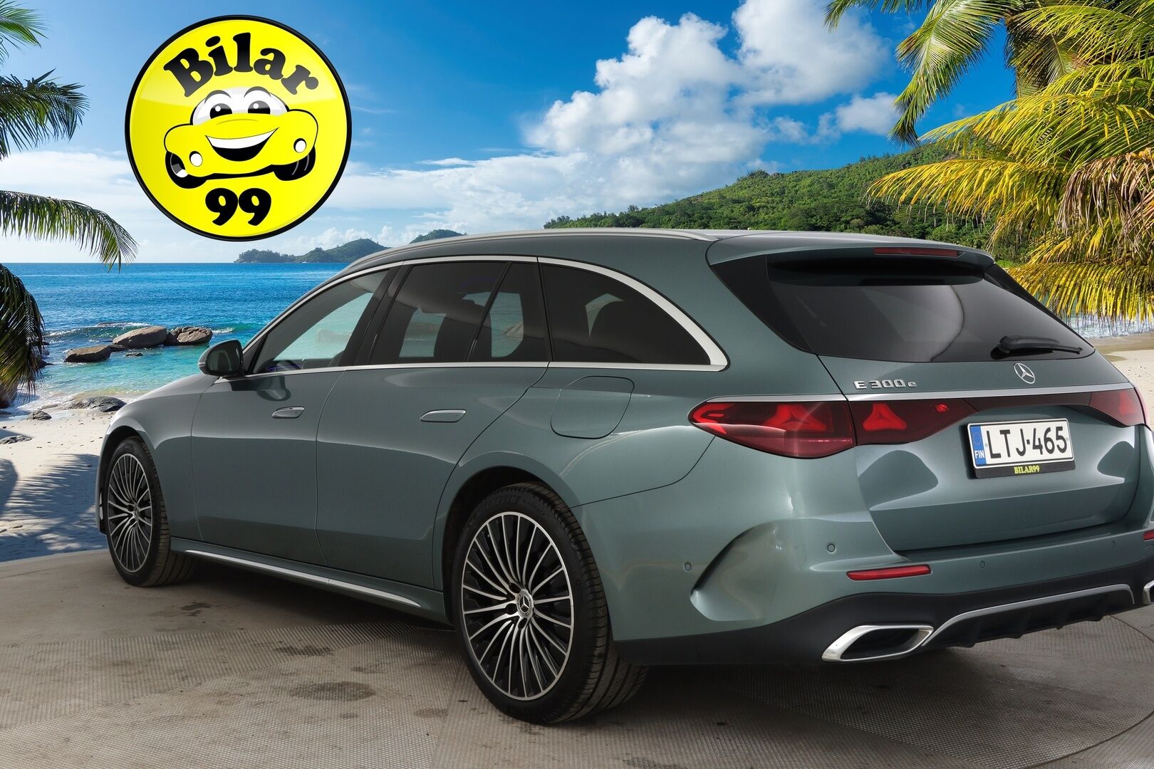 MERCEDES-BENZ E 2024 300 e T A AMG Edition * Distronic Pro / Ilmastoidut nahat /  P-kamera / Koukku / Kaistavahti / LED High Perf. / KeylessGo * - 2,99 % KORKOTARJOUS TÄHÄN AUTOON - * 1om. AMG varusteltu todella komea yksilö. Haluttu kallis väri, 2x renkaat ja vanteet *