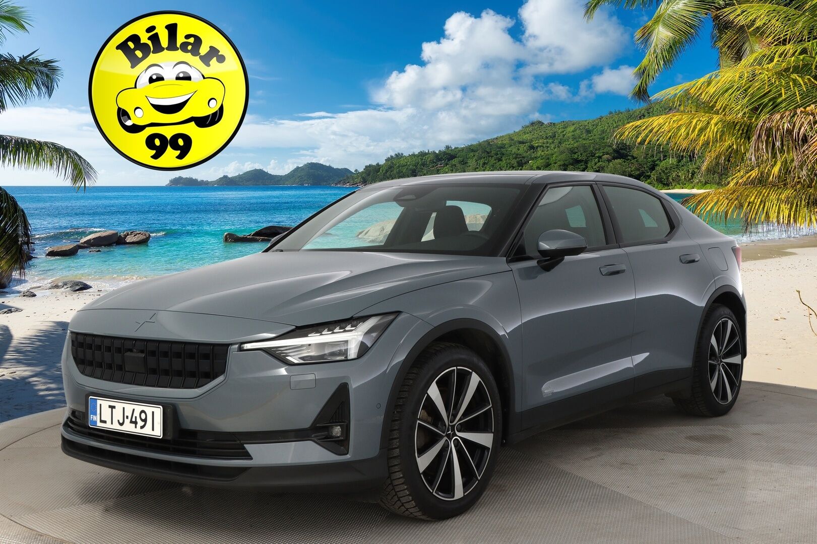 POLESTAR 2 2021 Long Range Dual Motor, 300kW, 78kWh - ACC / Pilot & Plus / Harman/Kardon / 360° / Lasikatto / Pixel led*