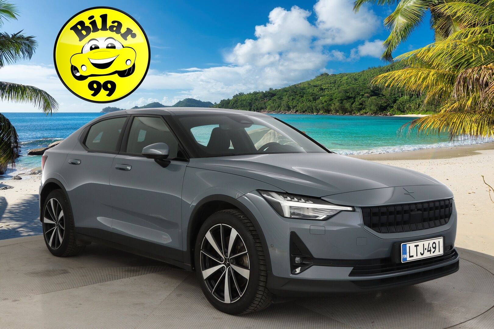 POLESTAR 2 2021 Long Range Dual Motor, 300kW, 78kWh - ACC / Pilot & Plus / Harman/Kardon / 360° / Lasikatto / Pixel led*