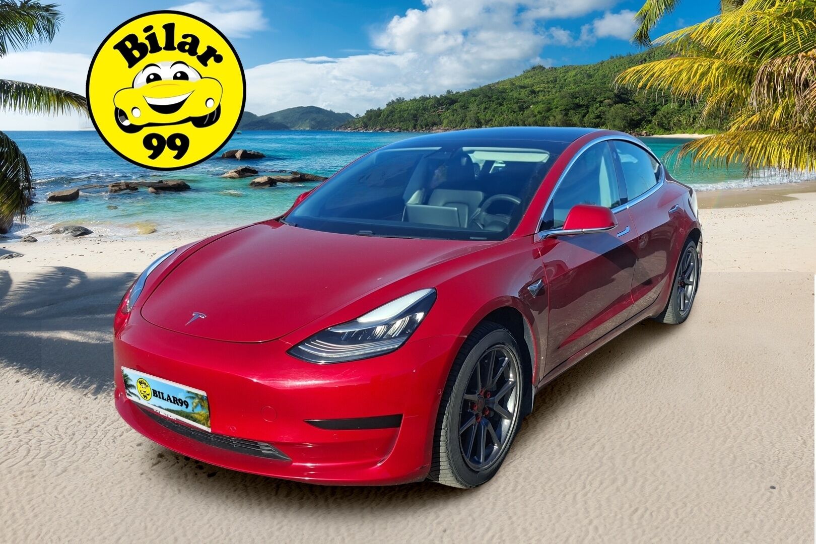 Tesla Model 3 2019 Standard RWD Plus / Autopilot / Navi - Fiksuilla kilsoilla!