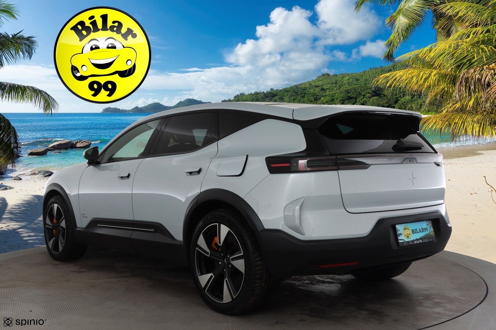 POLESTAR 3 2024 Long Range Dual Motor 111 kWh * Lämpöpumppu / B&W / Adapt.Vakkari / Ilma-Alusta / Navi / Nahkasisusta / Supervarusteet! - Lasikatto / HUD / Kahdet renkaat 