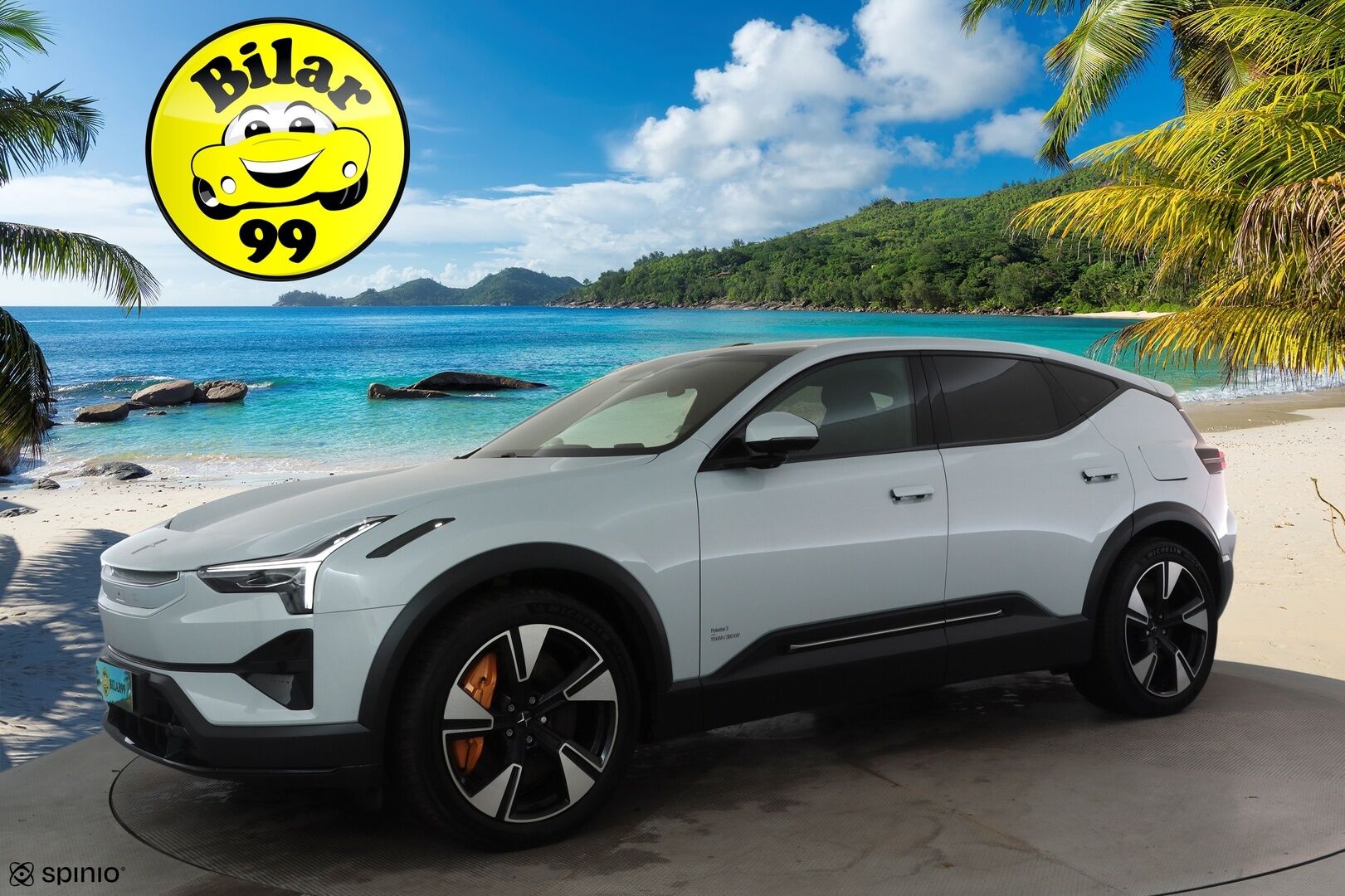 POLESTAR 3 2024 Long Range Dual Motor 111 kWh * Lämpöpumppu / B&W / Adapt.Vakkari / Ilma-Alusta / Navi / Nahkasisusta / Supervarusteet! - Lasikatto / HUD / Kahdet renkaat 