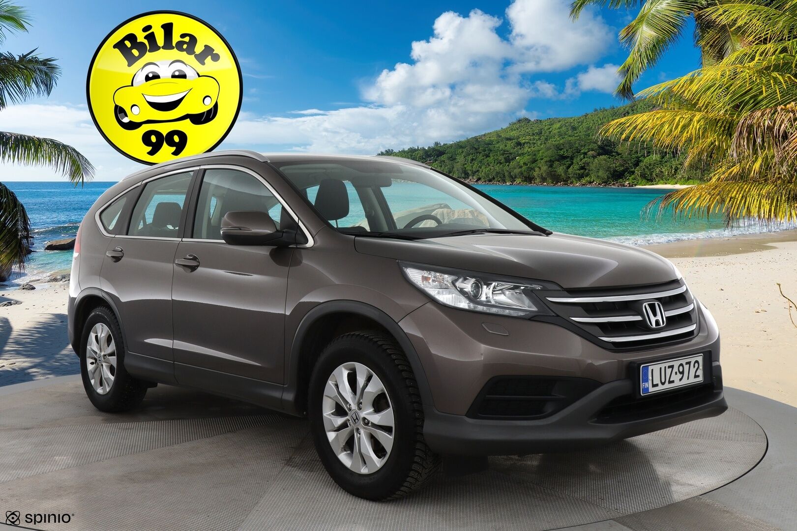 Honda CR-V 2013 Comfort 4WD * Lohkolämmitin / Vakkari / Vetokoukku / Aut. Ilmastointi / Siistikuntoinen! * - 1-om. Suomi-auto / Merkkihuollot / Uudet kesä- sekä talvirenkaat / 2x alumiinivanteet!