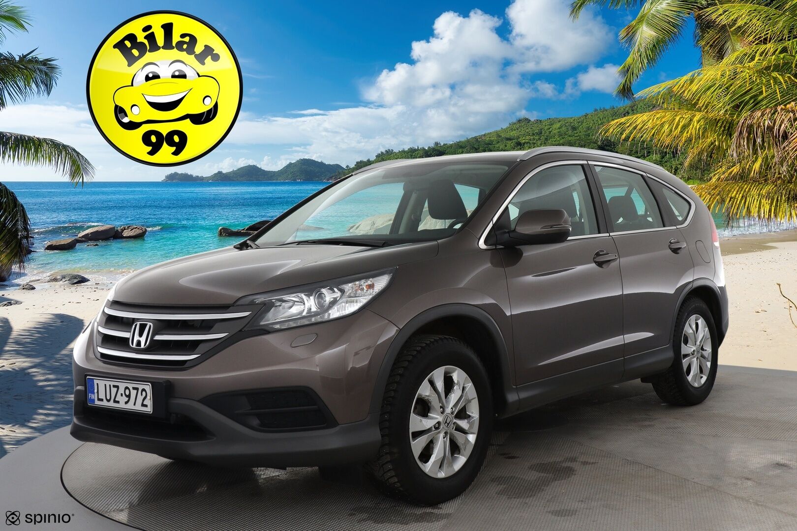 Honda CR-V 2013 Comfort 4WD * Lohkolämmitin / Vakkari / Vetokoukku / Aut. Ilmastointi / Siistikuntoinen! * - 1-om. Suomi-auto / Merkkihuollot / Uudet kesä- sekä talvirenkaat / 2x alumiinivanteet! - HULLUT AVAJAISHULINAT KORKOTARJOUS 3,29 %