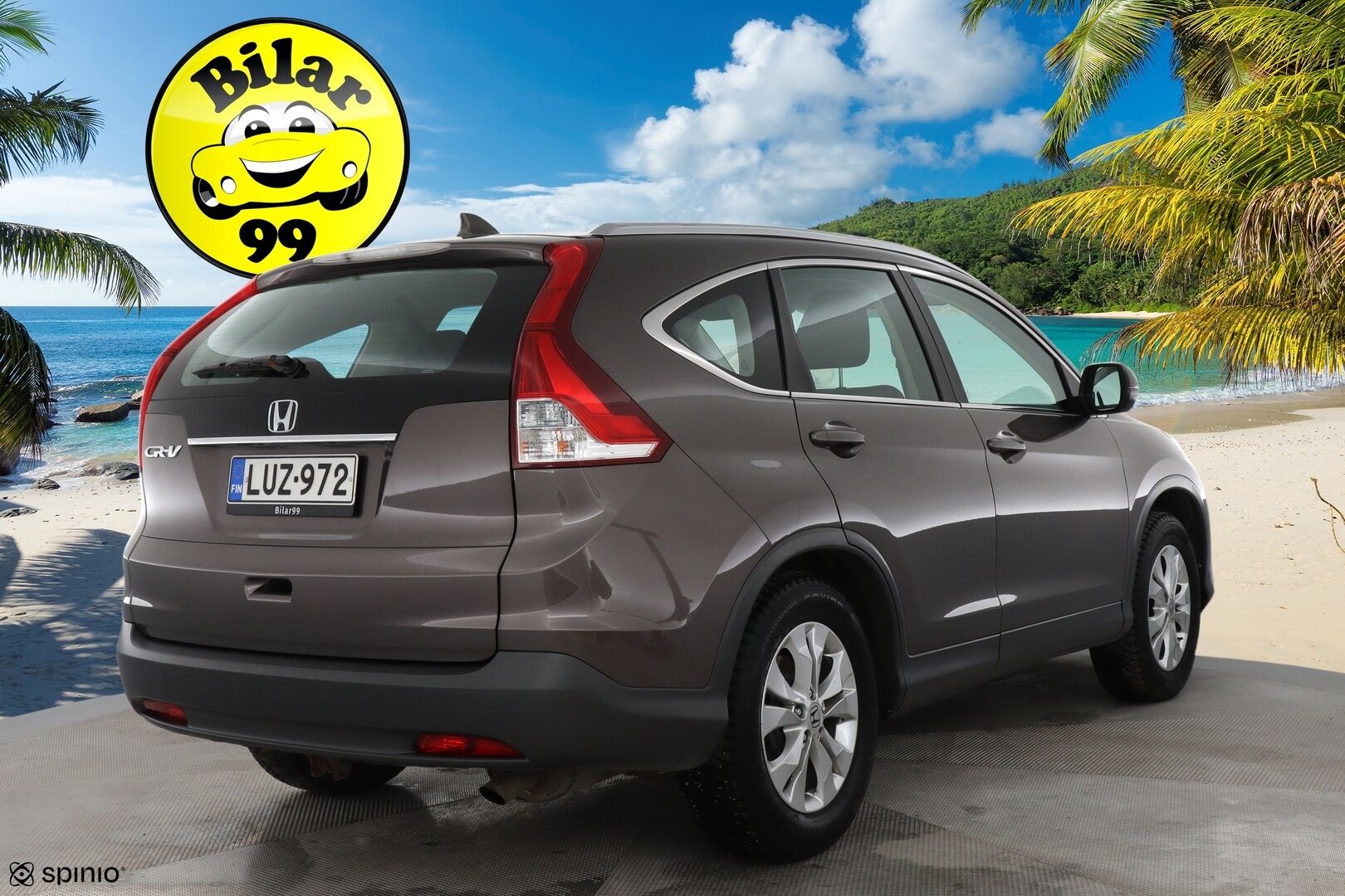 Honda CR-V 2013 Comfort 4WD * Lohkolämmitin / Vakkari / Vetokoukku / Aut. Ilmastointi / Siistikuntoinen! * - 1-om. Suomi-auto / Merkkihuollot / Uudet kesä- sekä talvirenkaat / 2x alumiinivanteet!