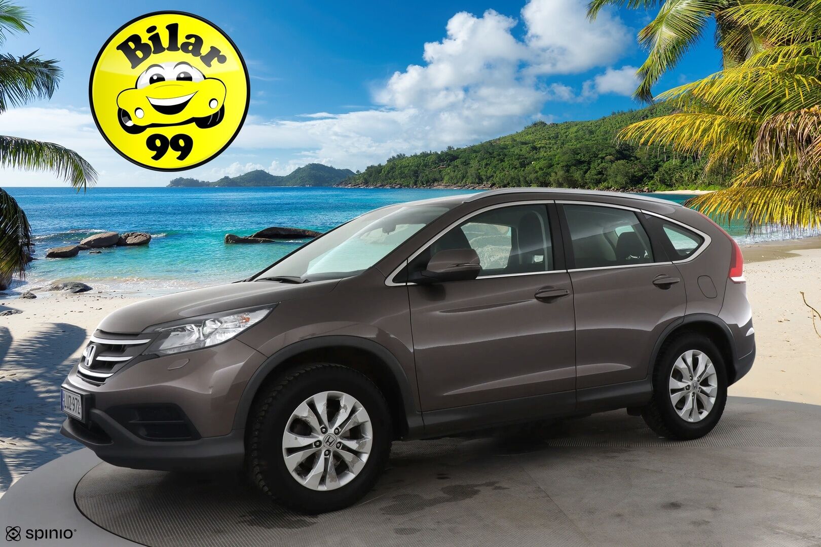 Honda CR-V 2013 Comfort 4WD * Lohkolämmitin / Vakkari / Vetokoukku / Aut. Ilmastointi / Siistikuntoinen! * - 1-om. Suomi-auto / Merkkihuollot / Uudet kesä- sekä talvirenkaat / 2x alumiinivanteet! - HULLUT AVAJAISHULINAT KORKOTARJOUS 3,29 %