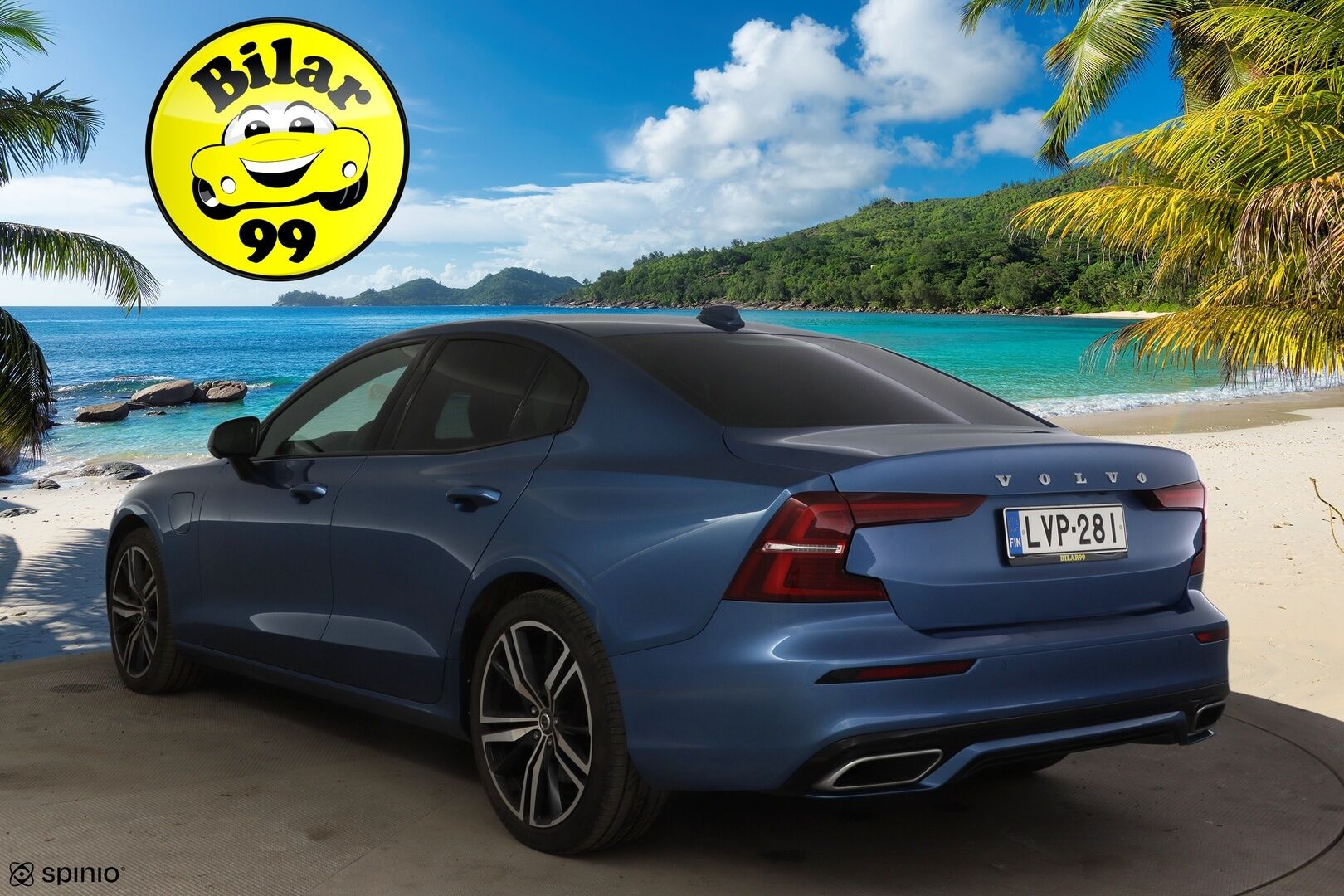 Volvo S60 2021 T8 TwE AWD Business R-Design aut * 360° / HarmanKardon / ACC / BLIS / Sporttipenkit muistilla / Webasto * - Vetokoukku / Kahdet renkaat Volvon alumiinivanteilla / Jakohihna juuri vaihdettu!