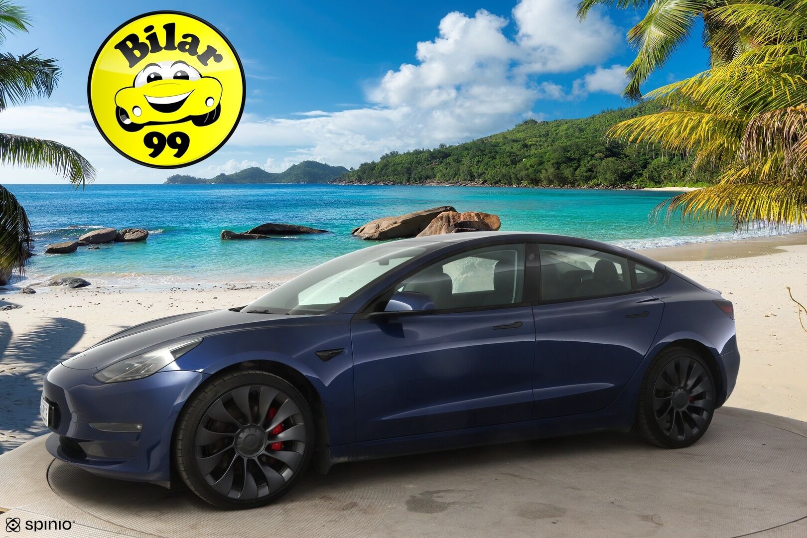 Tesla Model 3 2023 Performance * Lasikatto / Mustat nahat / Adapt.Vakkari / P-kamera * - 3,99 % KORKOTARJOUS TÄHÄN AUTOON 31.8. ASTI! - * Komealla värillä, 2x renkailla ja vanteilla oleva pikku kilsanen Perffi! *