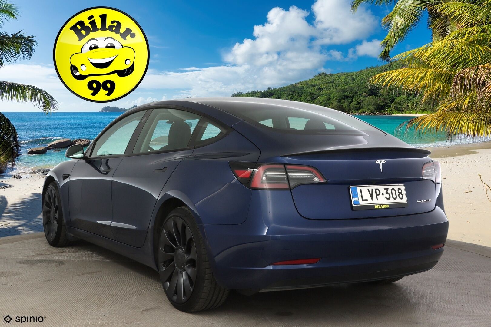 Tesla Model 3 2023 Performance * Lasikatto / Mustat nahat / Adapt.Vakkari / P-kamera * - 3,99 % KORKOTARJOUS TÄHÄN AUTOON 31.8. ASTI! - * Komealla värillä, 2x renkailla ja vanteilla oleva pikku kilsanen Perffi! *