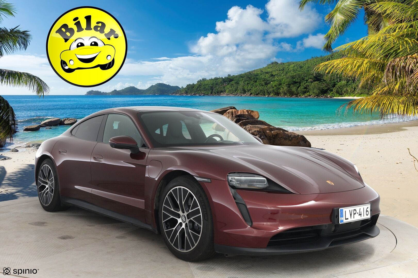 Porsche Taycan 2021 Base - | Sport-Chrono+ | Performance Battery Plus | Adaptiivinen vakionopeudensäädin | BOSE | 14-Suuntaiset istuimet | Lasikatto | 360-Kamera | Kahdet renkaat | Lämpöpumppu |