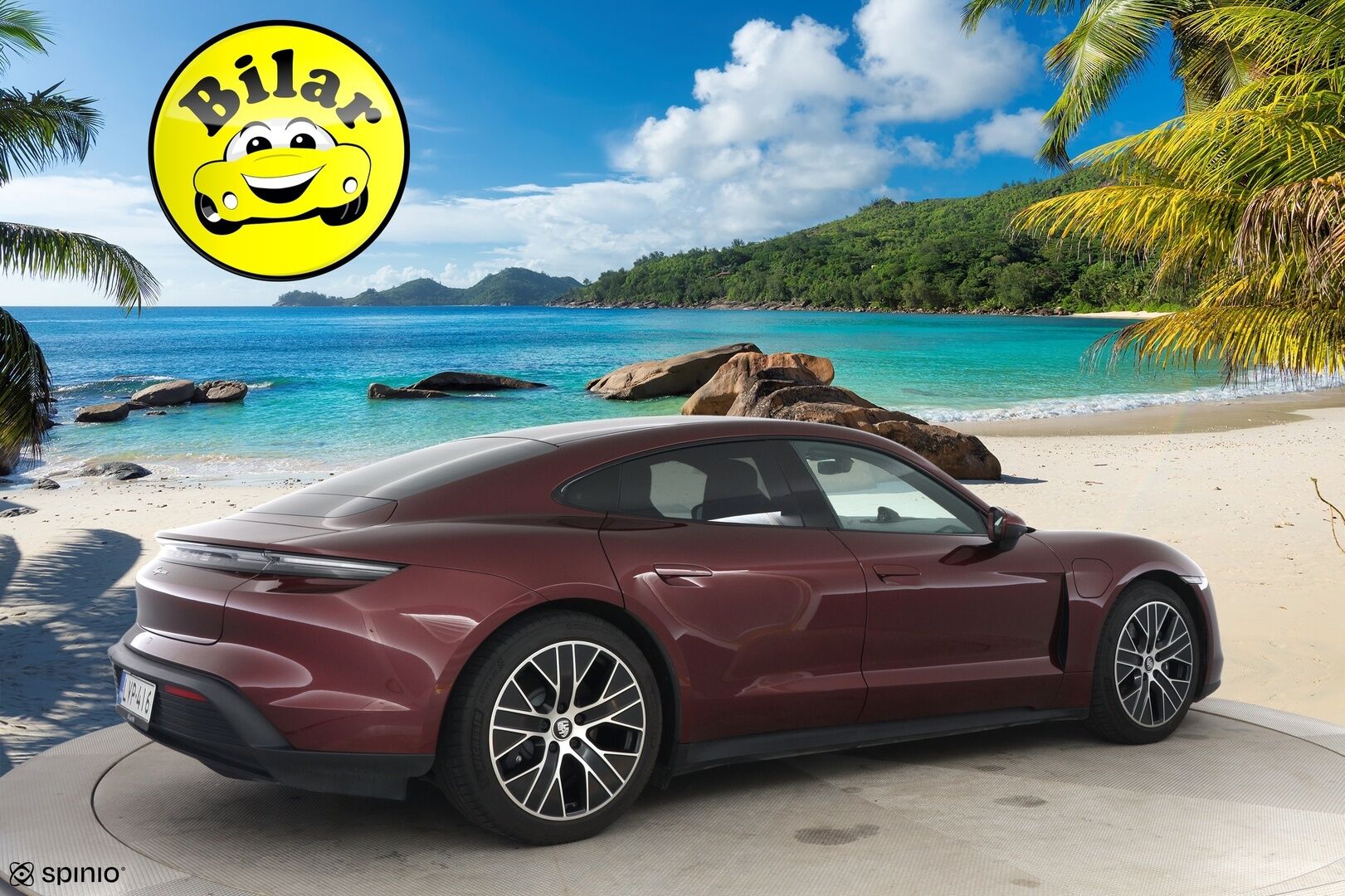Porsche Taycan 2021 Base - | Sport-Chrono+ | Performance Battery Plus | Adaptiivinen vakionopeudensäädin | BOSE | 14-Suuntaiset istuimet | Lasikatto | 360-Kamera | Kahdet renkaat | Lämpöpumppu |