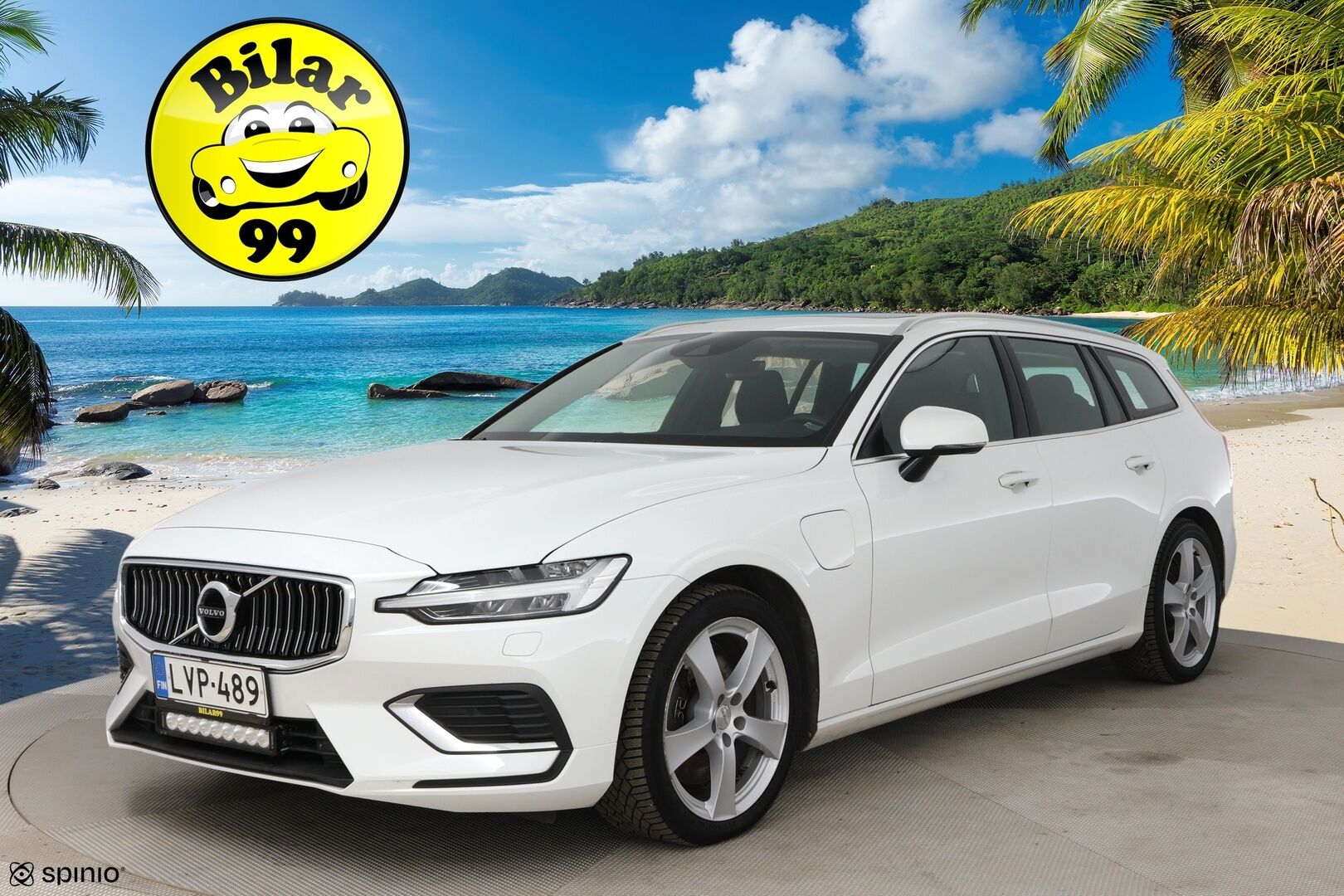 Volvo V60 2019 T8 AWD Inscription aut / Adapt. vak / Vetokoukku / Webasto / Panorama / Keyless / LED-Lisävalo - Navi / Lämmitettävä Ohjauspyörä / Hihna vaihdettu! - HULLU BLACKWEEK KORKOTARJOUS 2,49%