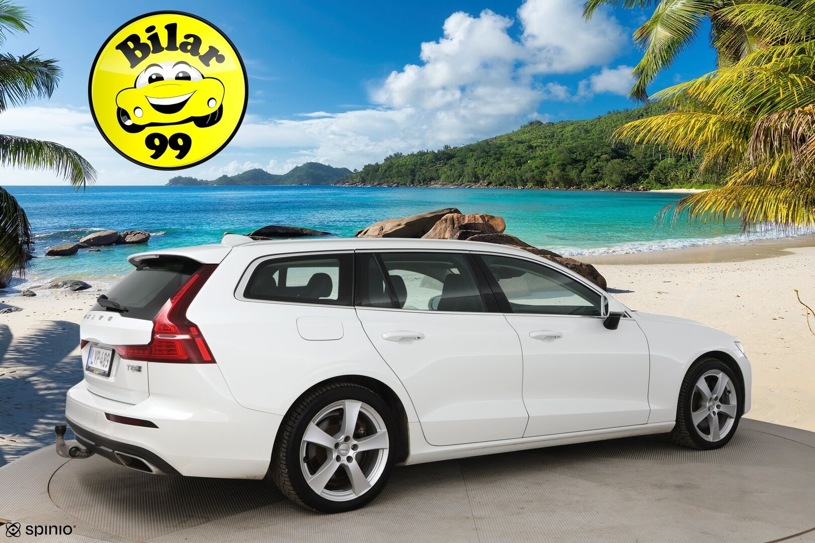 Volvo V60 2019 T8 AWD Inscription aut / Adapt. vak / Vetokoukku / Webasto / Panorama / Keyless / LED-Lisävalo - Navi / Lämmitettävä Ohjauspyörä / Hihna vaihdettu! - HULLU BLACKWEEK KORKOTARJOUS 2,49%