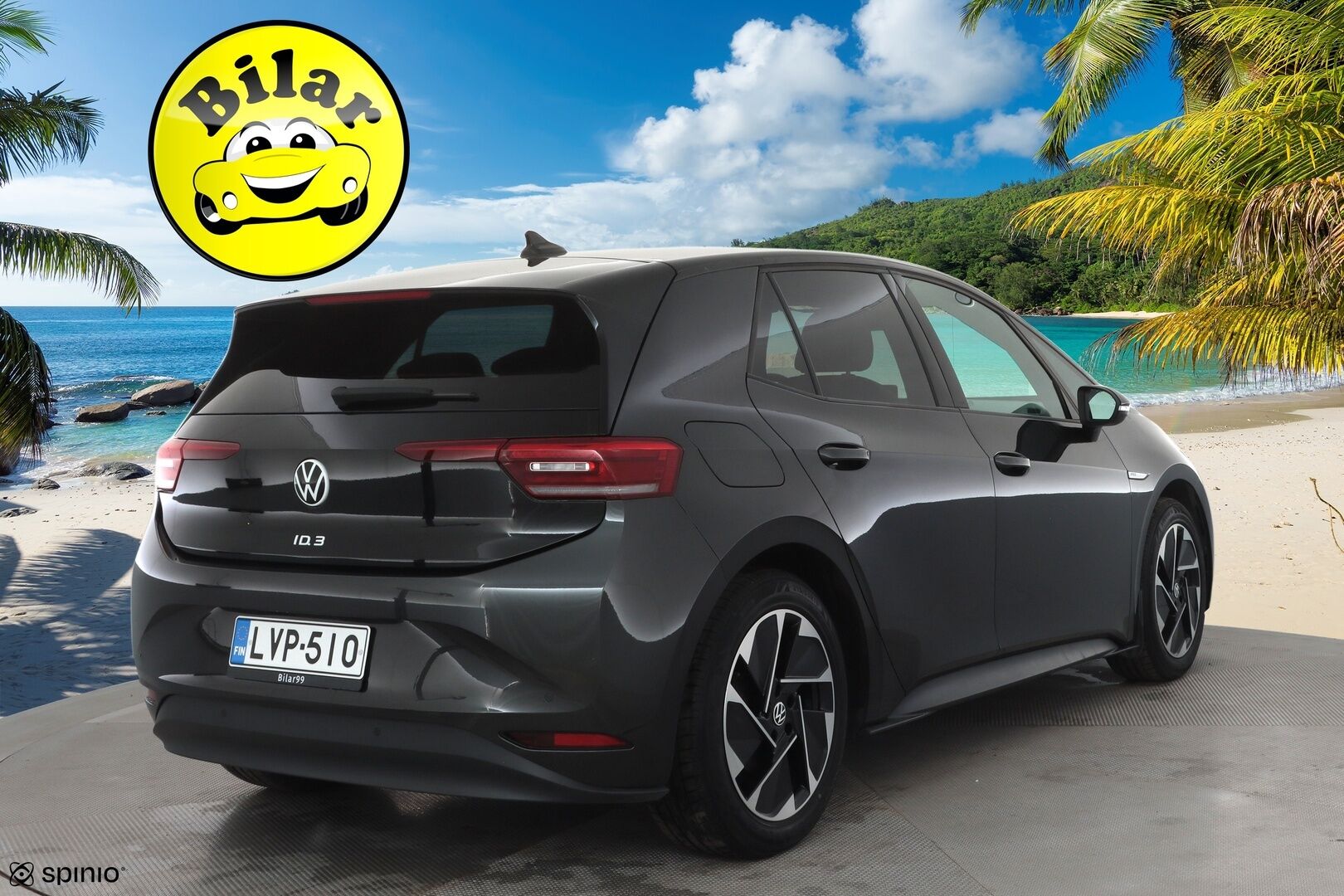 Volkswagen ID.3 2021 Pro Performance Business 150 kW, akku 58 kWh - | ACC | ILP | IQ.Light | P.kamera | Lane assist | Keyless | Ambient | Navi | Apple & Android | 2x renkaat aluin | Merkkihuollot | 