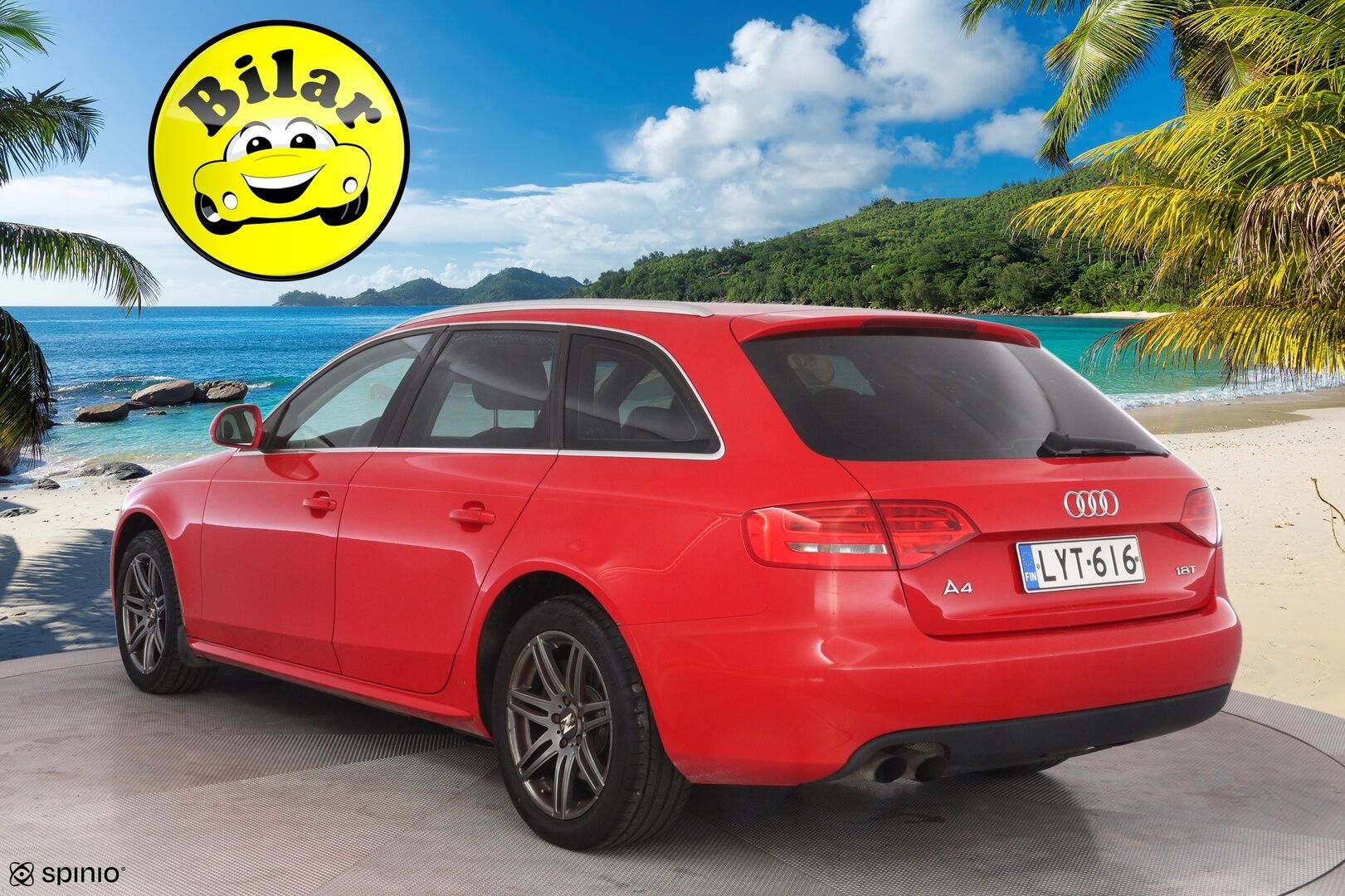 Audi A4 2008 YritysOutlet - Myydään vain yrityksille -  25.6 Katsastettu! | Jakoketju vaihdettu | Lohko+sisä | Suomi-auto | Kahdet hyvät renkaat alumiinivanteilla