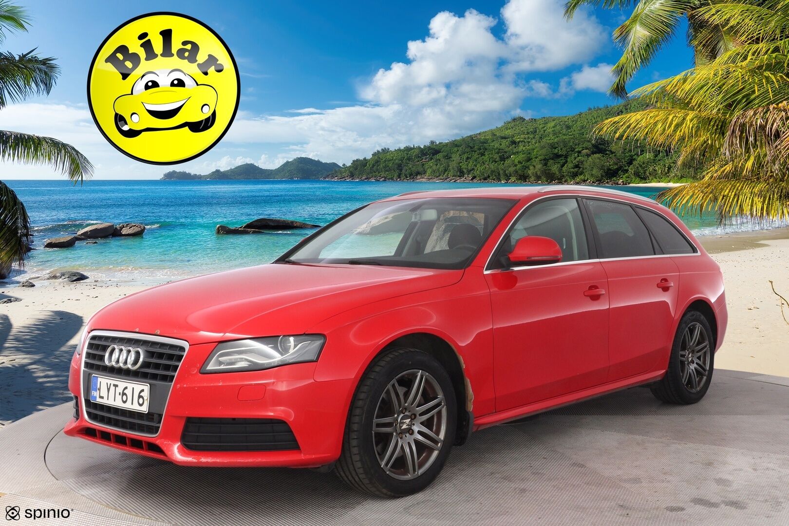 Audi A4 2008 YritysOutlet - Myydään vain yrityksille -  25.6 Katsastettu! | Jakoketju vaihdettu | Lohko+sisä | Suomi-auto | Kahdet hyvät renkaat alumiinivanteilla