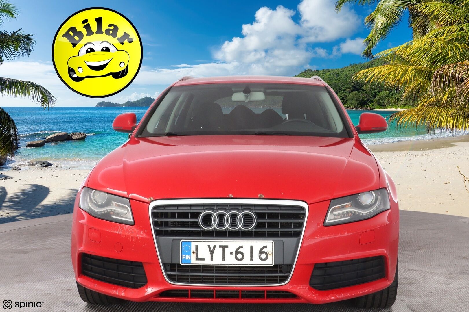 Audi A4 2008 YritysOutlet - Myydään vain yrityksille -  25.6 Katsastettu! | Jakoketju vaihdettu | Lohko+sisä | Suomi-auto | Kahdet hyvät renkaat alumiinivanteilla