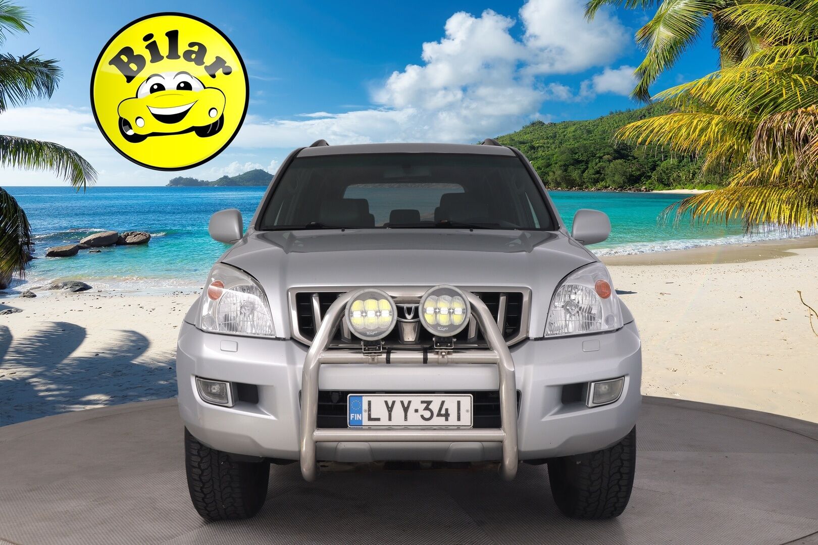 Toyota Land Cruiser 2009 3,0 D-4D Executive Shadow aut. 8h - 8-Paikkainen | Lasikattoluukku | Vetokoukku | Navi | Webasto | P*Kamera | Nahkapenkit | Sähköpenkit | Suomi-auto | Katsastettu 07/26! | Karjarauta+Lisävalot!