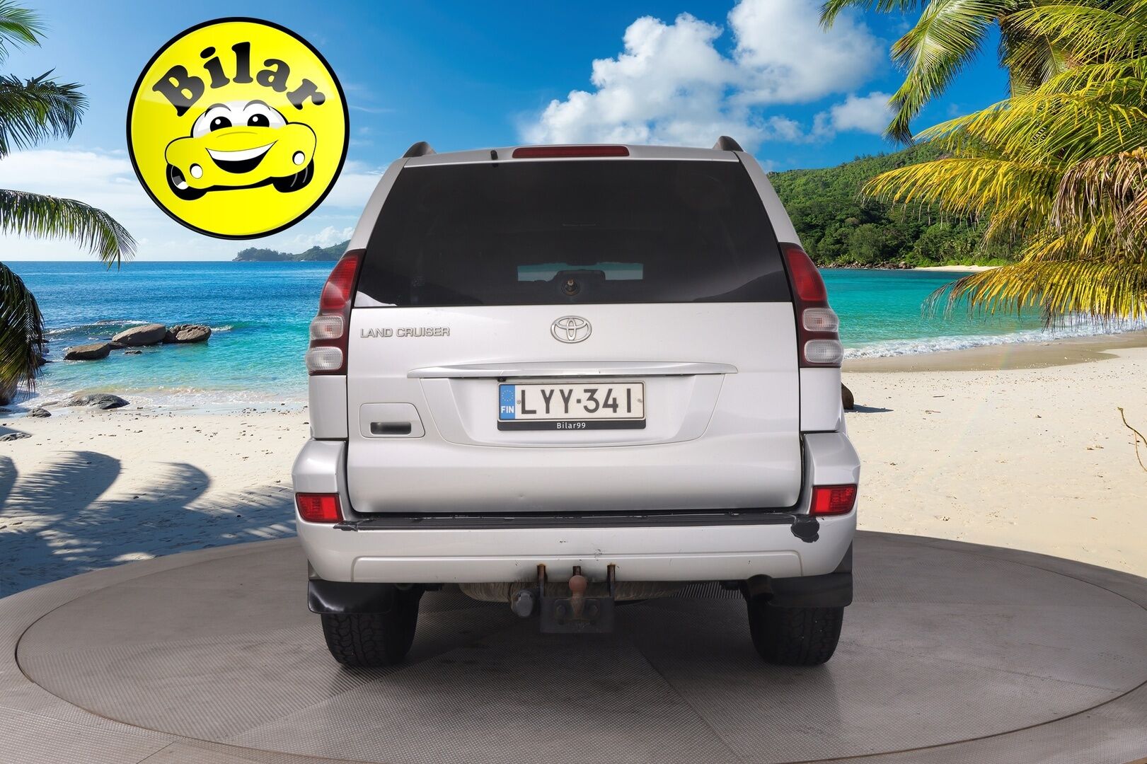 Toyota Land Cruiser 2009 3,0 D-4D Executive Shadow aut. 8h - 8-Paikkainen | Lasikattoluukku | Vetokoukku | Navi | Webasto | P*Kamera | Nahkapenkit | Sähköpenkit | Suomi-auto | Katsastettu 07/26! | Karjarauta+Lisävalot!