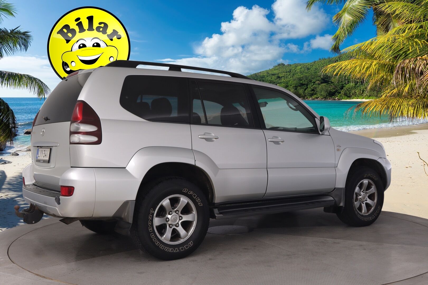 Toyota Land Cruiser 2009 3,0 D-4D Executive Shadow aut. 8h - 8-Paikkainen | Lasikattoluukku | Vetokoukku | Navi | Webasto | P*Kamera | Nahkapenkit | Sähköpenkit | Suomi-auto | Katsastettu 07/26! | Karjarauta+Lisävalot!