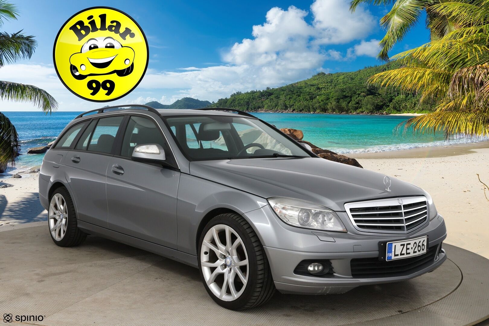 Mercedes-Benz C 2008 C 200 CDI Farmari (AC) 4ov 2148cm3 A / Myydään huutokaupat.com:issa!