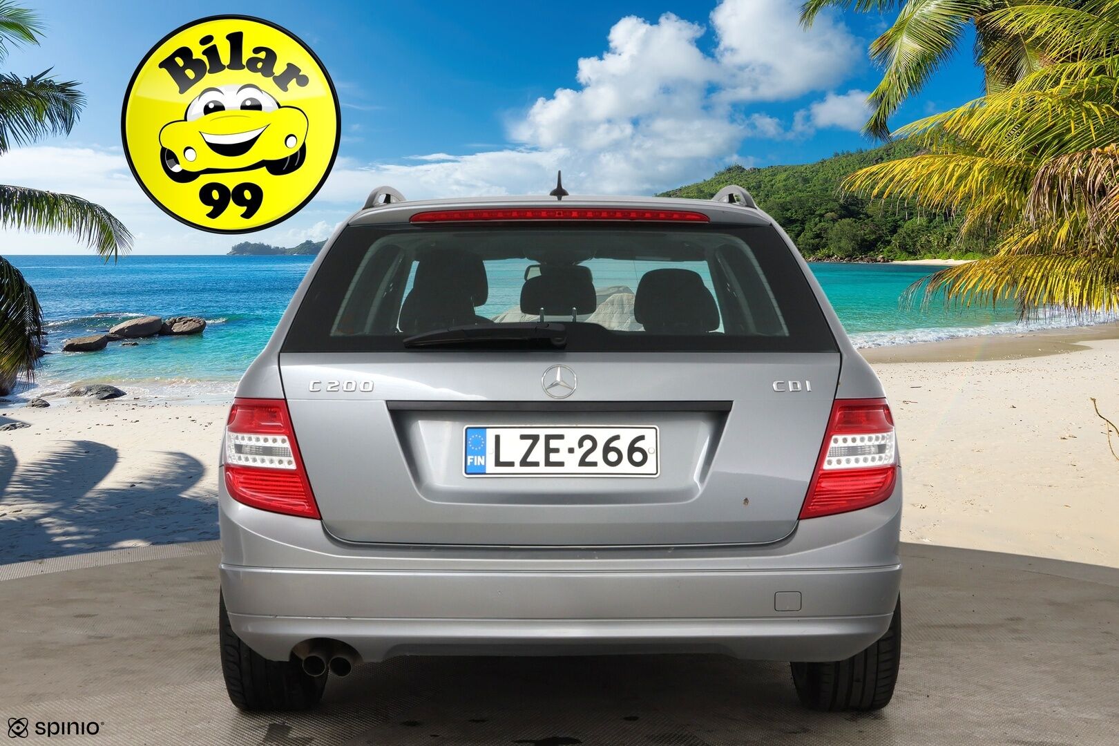 Mercedes-Benz C 2008 C 200 CDI Farmari (AC) 4ov 2148cm3 A / Myydään huutokaupat.com:issa!