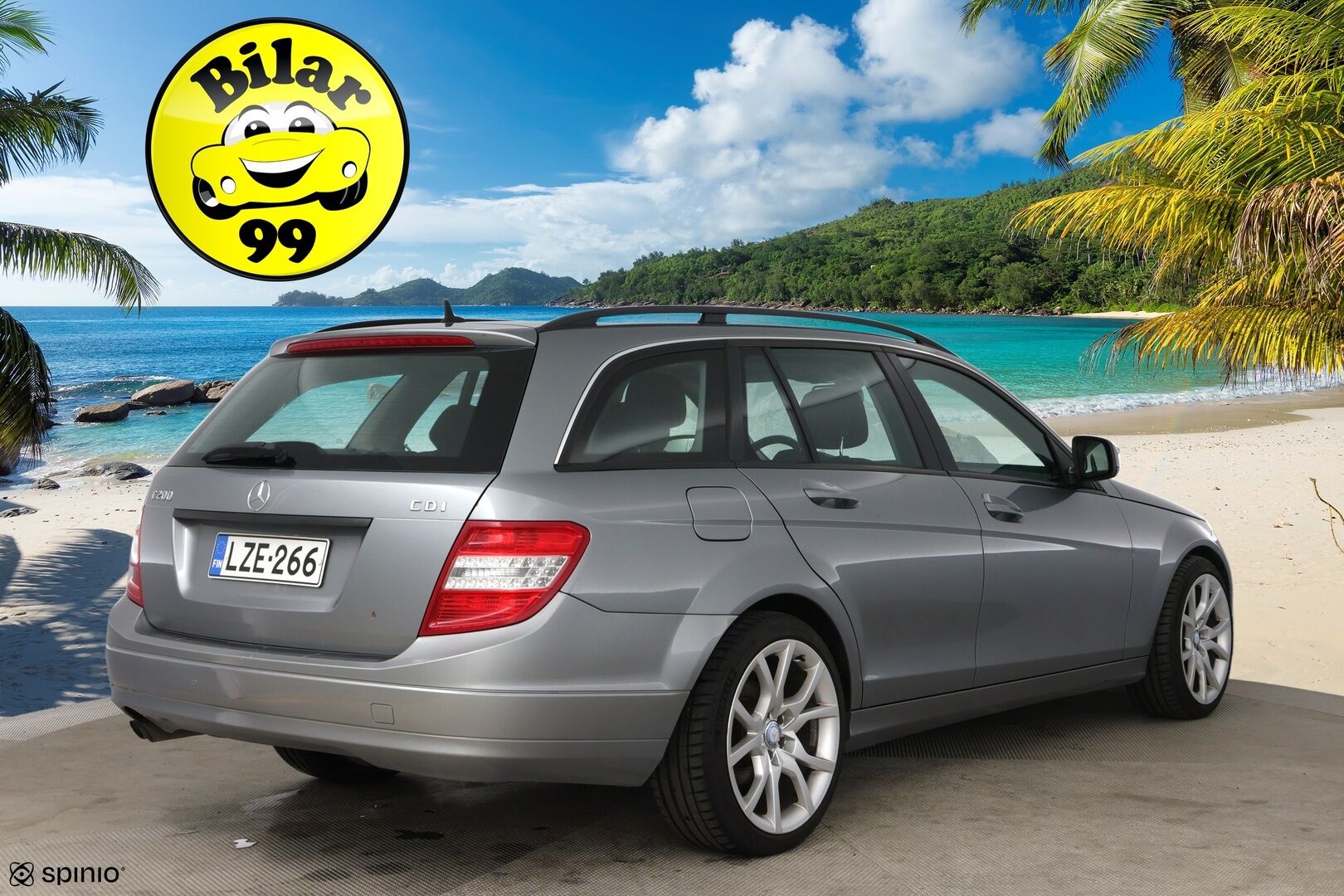 Mercedes-Benz C 2008 C 200 CDI Farmari (AC) 4ov 2148cm3 A / Myydään huutokaupat.com:issa!
