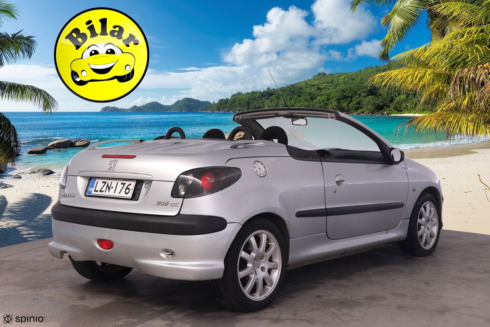 Peugeot 206 2003 CC 1.6 109hv *Mydään huutokaupat.com*