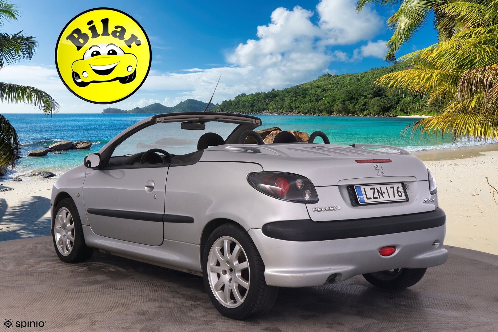 Peugeot 206 2003 CC 1.6 109hv *Mydään huutokaupat.com*