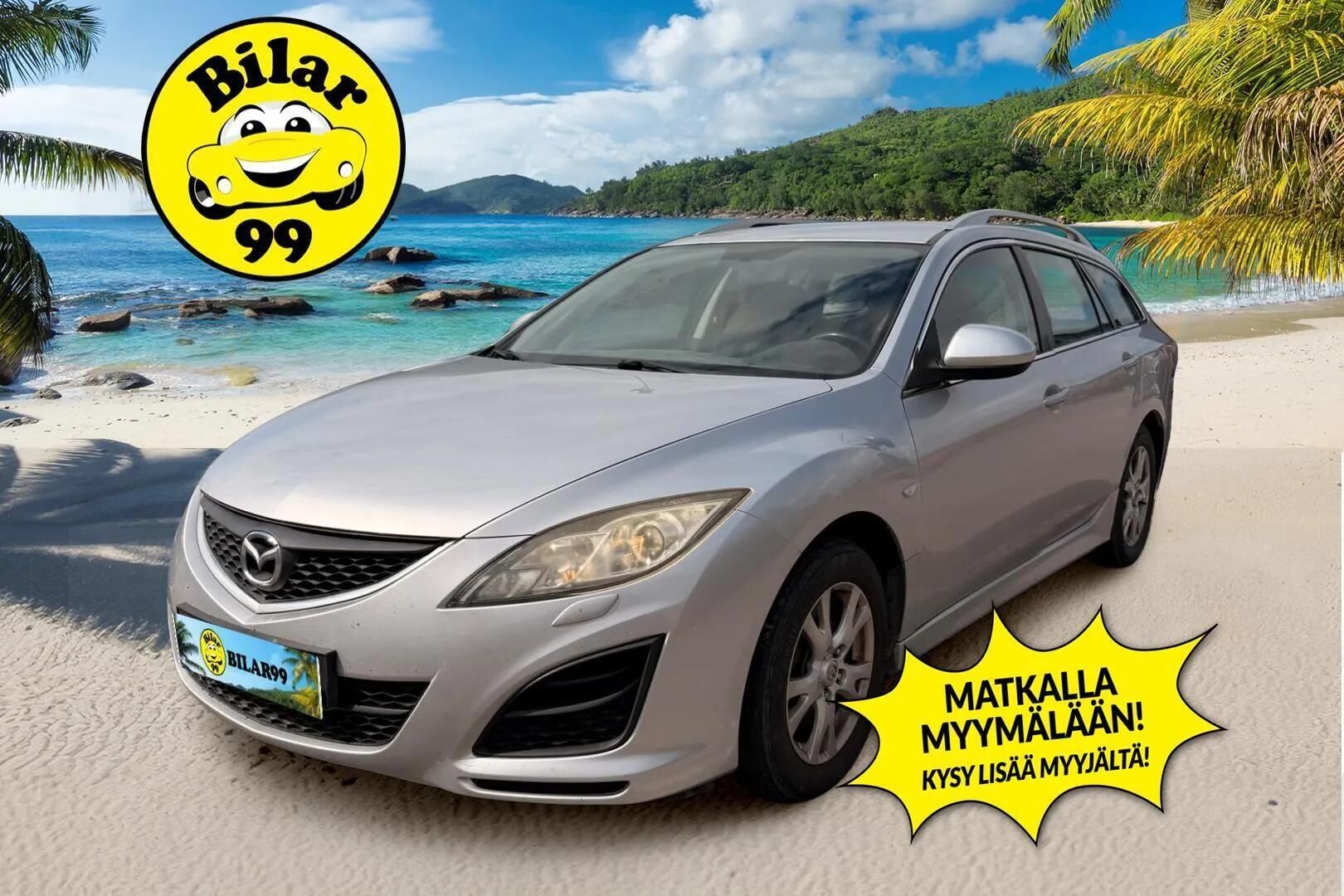 Mazda Mazda6 2010 Sport Wagon 1,8 Dynamic Business 5MT 5ov WK2 - | Suomi-Auto | Vakkari | Lohkolämmitin | 2X Renkaat & Vanteet |