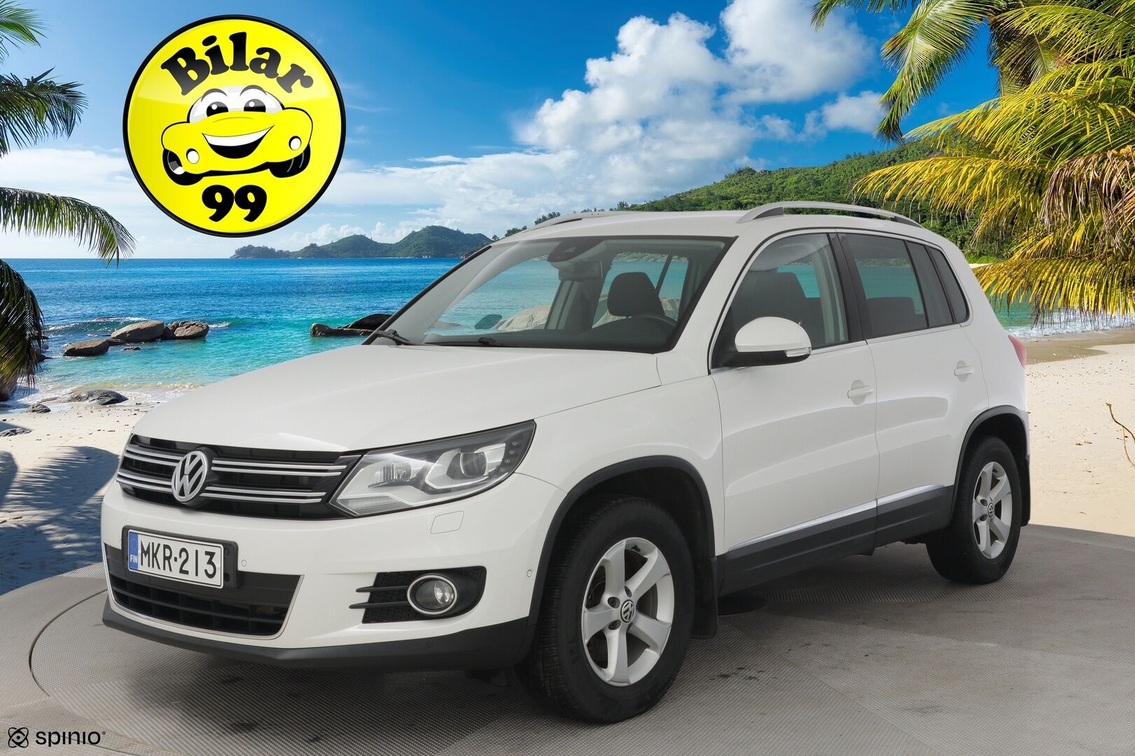 Volkswagen Tiguan 2012 Sport & Style 2,0 TDI 103 kW (140 hv) BlueMotion Technology 4MOTION DSG-aut **1.Om Suomi-auto / Webasto / Vetokoukku / Kangas-Alcantara / Vakionopeudensäädin * - 1.Omisteinen Suomi-auto / Juuri katsastettu / Jakohihna juuri vaihdettu / 2 renkaat / Webasto / Vetokoukku * - Osta nyt, maksa vasta ensi vuonna