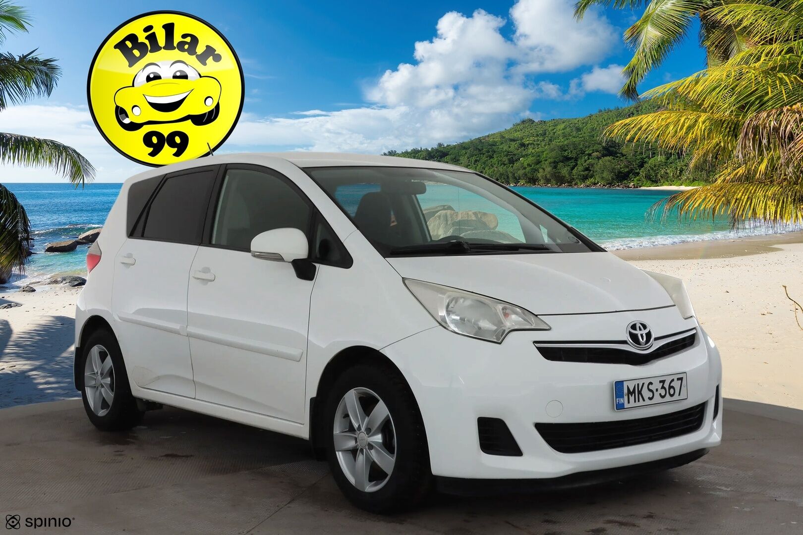 Toyota Verso-S 2011 1,33 Dual VVT-i Stop & Start Linea Sol * Webasto / P.kamera / 2xRenkaat / Suomi-auto / Bluetooth *