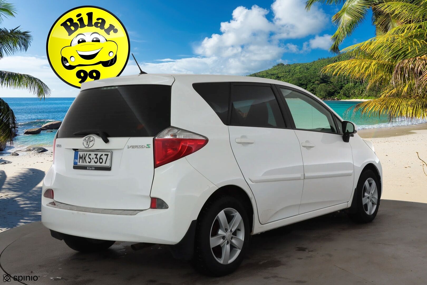 Toyota Verso-S 2011 1,33 Dual VVT-i Stop & Start Linea Sol * Webasto / P.kamera / 2xRenkaat / Suomi-auto / Bluetooth *