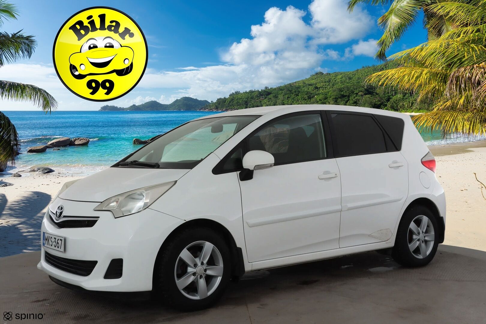 Toyota Verso-S 2011 1,33 Dual VVT-i Stop & Start Linea Sol * Webasto / P.kamera / 2xRenkaat / Suomi-auto / Bluetooth *