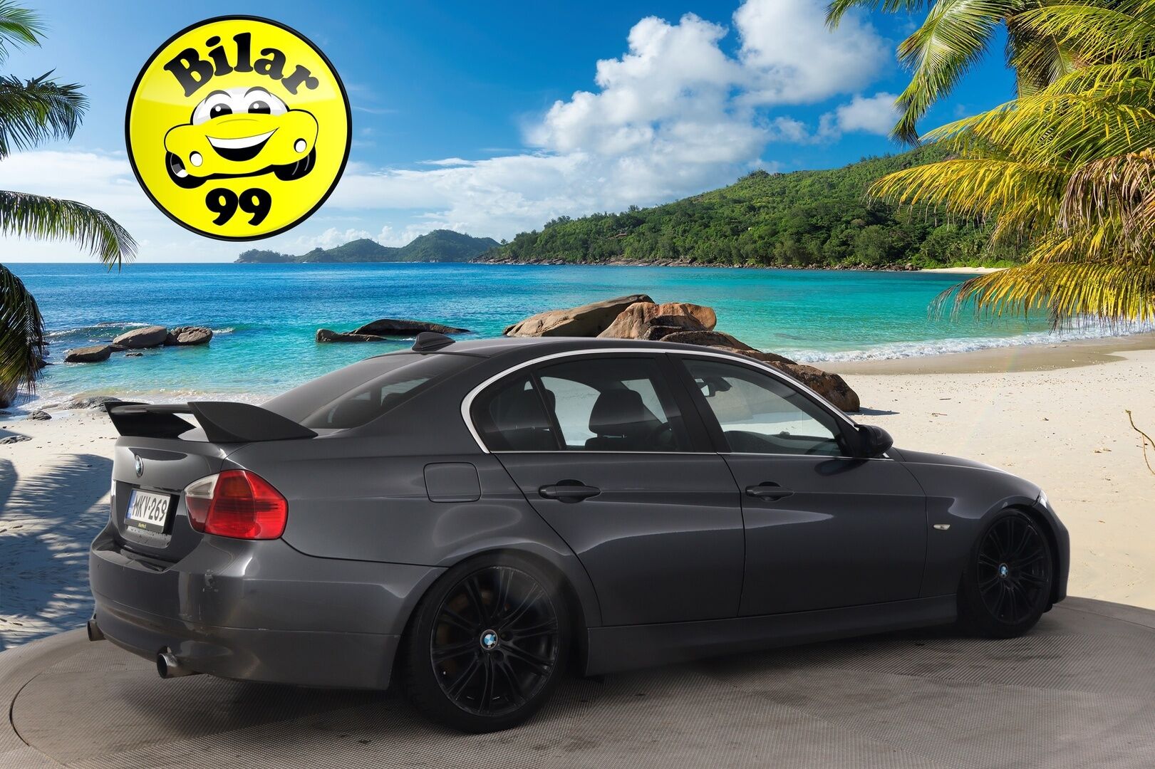 BMW 335 2007 3,0 E90 Sedan *YritysOutlet - Myydään vain yrityksille* Pitkä leima! / M-Sport ratti / Nahat / Proffa Navi* - *YritysOutlet - Myydään vain yrityksille* 2x renkaat aluvanteilla!*