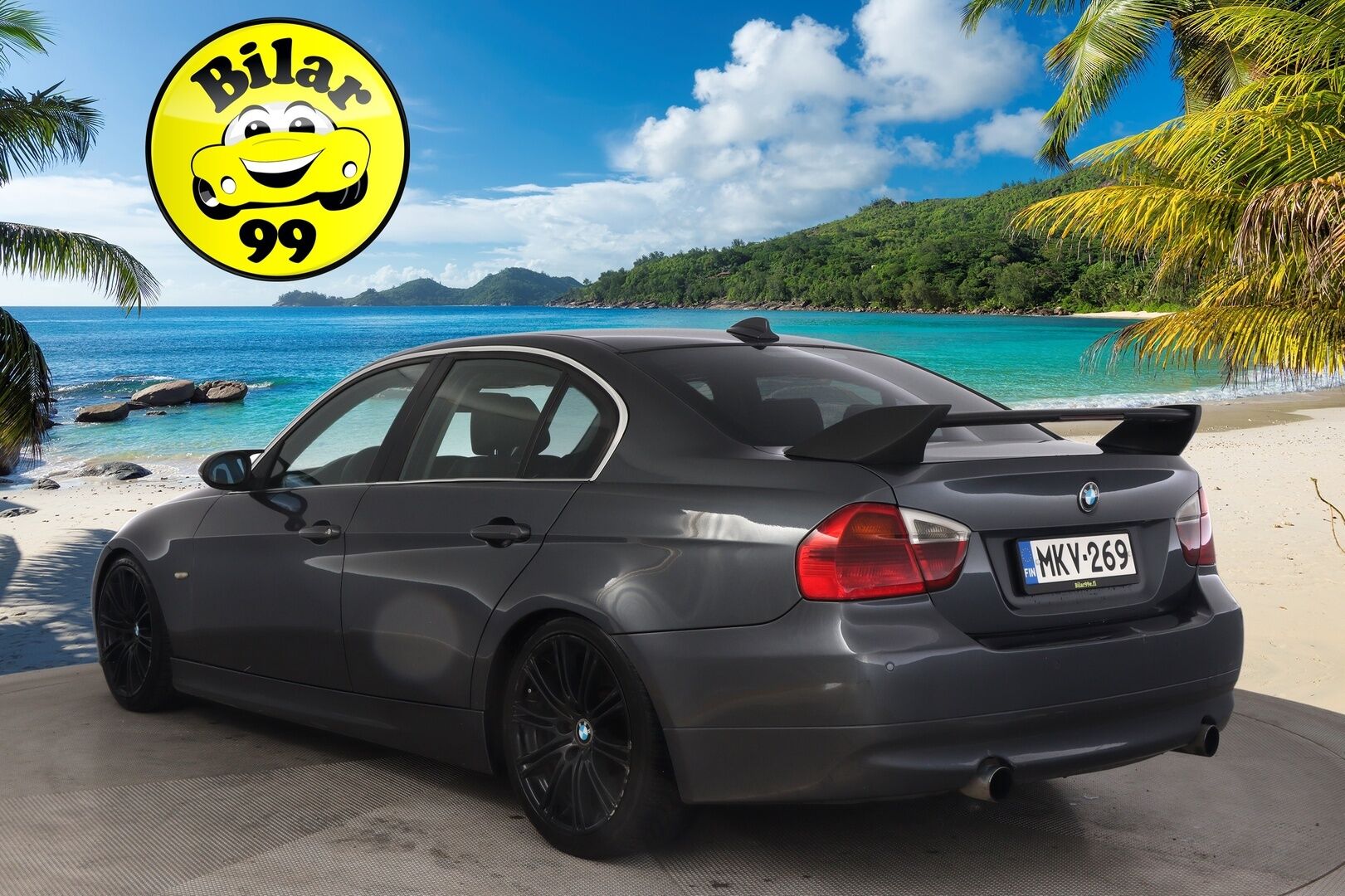 BMW 335 2007 3,0 E90 Sedan *YritysOutlet - Myydään vain yrityksille* Pitkä leima! / M-Sport ratti / Nahat / Proffa Navi* - *YritysOutlet - Myydään vain yrityksille* 2x renkaat aluvanteilla!*