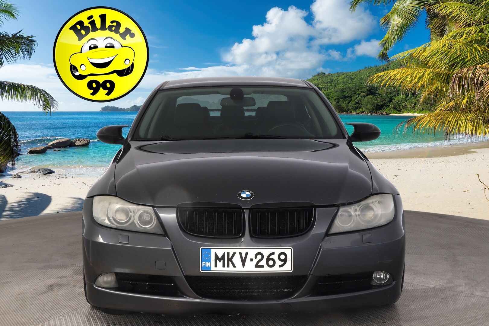 BMW 335 2007 3,0 E90 Sedan *YritysOutlet - Myydään vain yrityksille* Pitkä leima! / M-Sport ratti / Nahat / Proffa Navi* - *YritysOutlet - Myydään vain yrityksille* 2x renkaat aluvanteilla!*