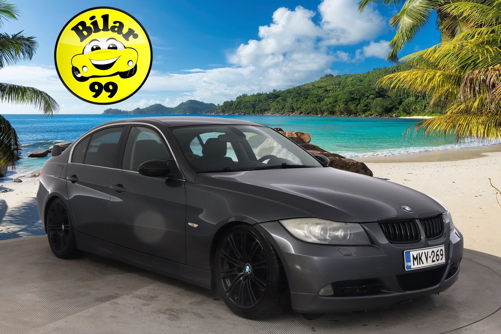 BMW 335 2007 3,0 E90 Sedan *YritysOutlet - Myydään vain yrityksille* Pitkä leima! / M-Sport ratti / Nahat / Proffa Navi* - *YritysOutlet - Myydään vain yrityksille* 2x renkaat aluvanteilla!*