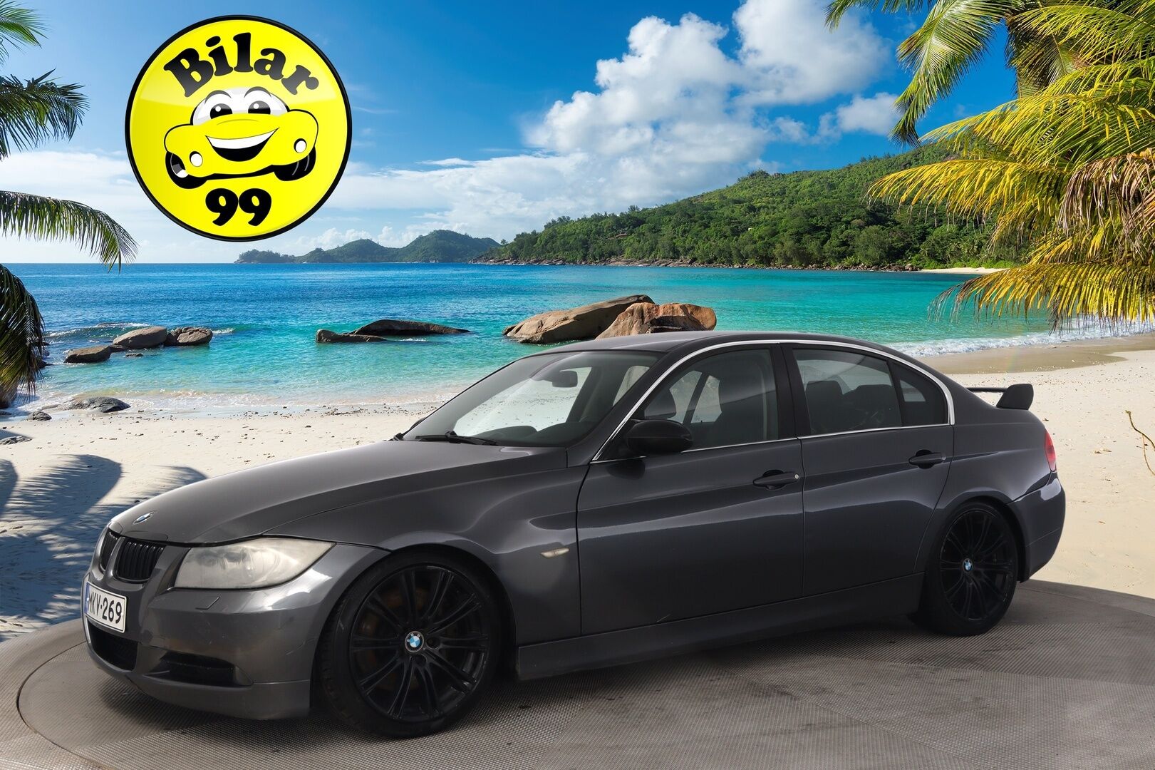 BMW 335 2007 3,0 E90 Sedan *YritysOutlet - Myydään vain yrityksille* Pitkä leima! / M-Sport ratti / Nahat / Proffa Navi* - *YritysOutlet - Myydään vain yrityksille* 2x renkaat aluvanteilla!*