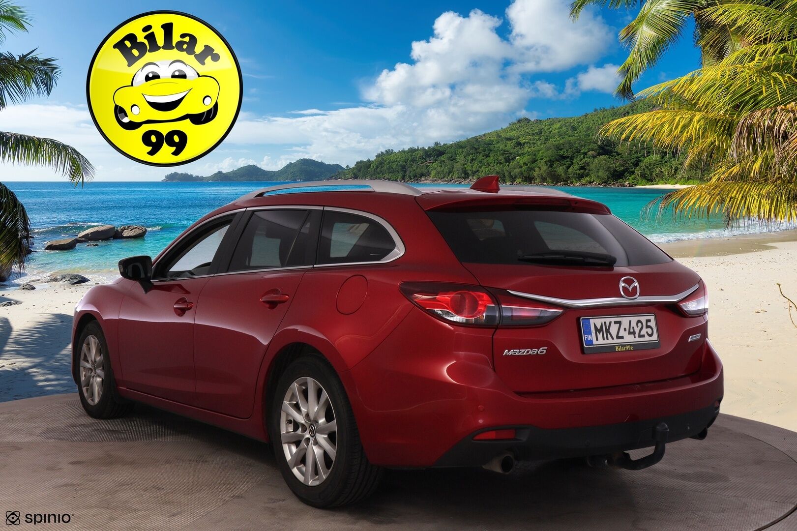 Mazda 6 2013 Sport Wagon 2,0 (165) SKYACTIV-G Premium Plus 6MT **Vakkari / Navi / Kaistavahti / Koukku / Lohko**