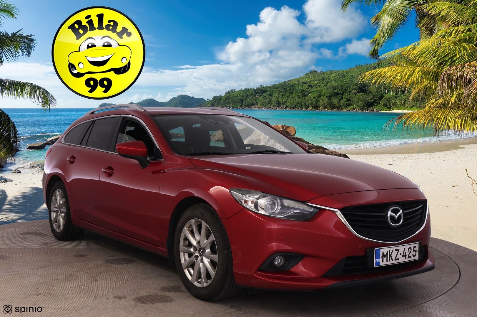 Mazda 6 2013 Sport Wagon 2,0 (165) SKYACTIV-G Premium Plus 6MT **Vakkari / Navi / Kaistavahti / Koukku / Lohko**