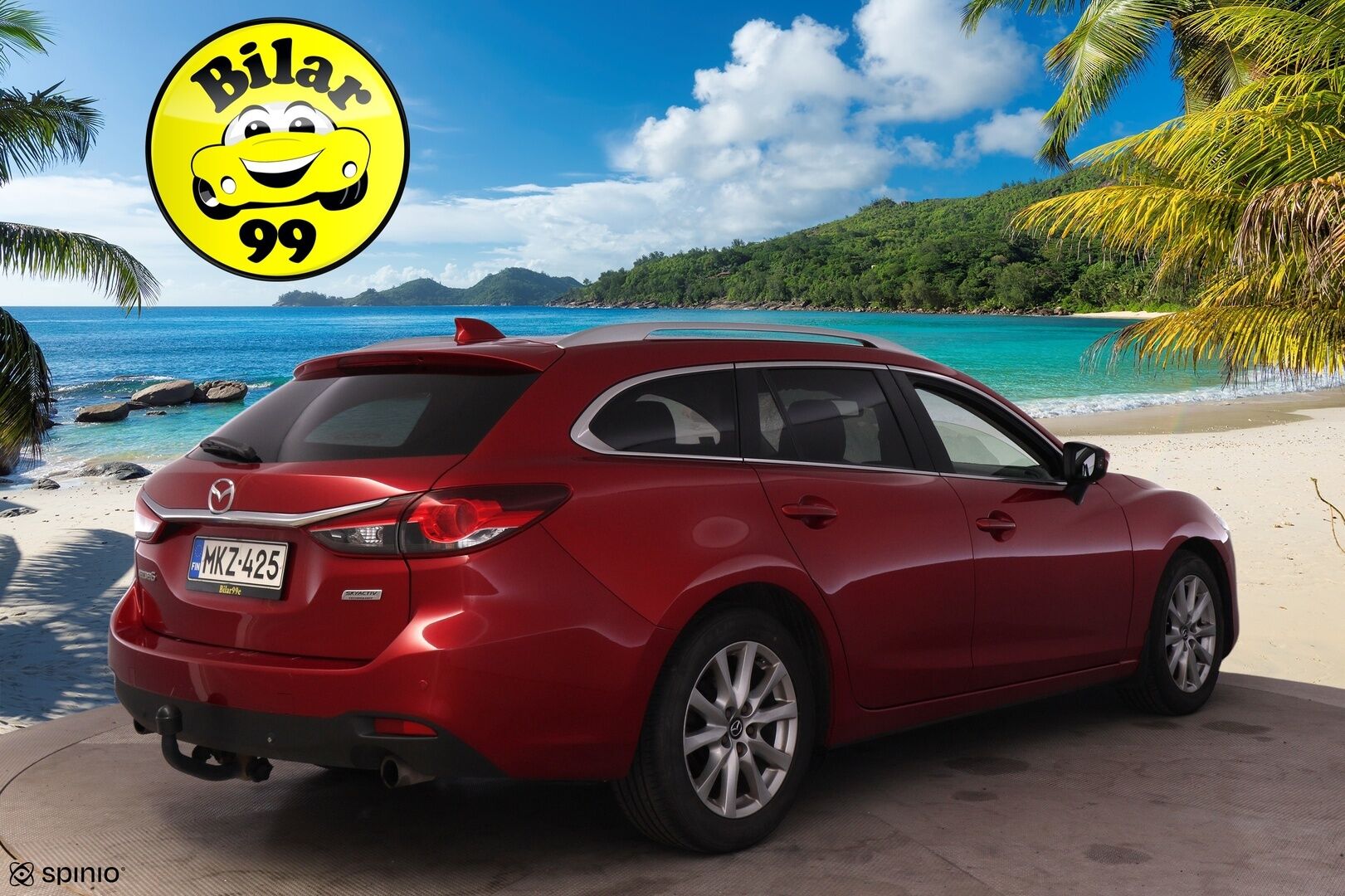 Mazda 6 2013 Sport Wagon 2,0 (165) SKYACTIV-G Premium Plus 6MT **Vakkari / Navi / Kaistavahti / Koukku / Lohko**
