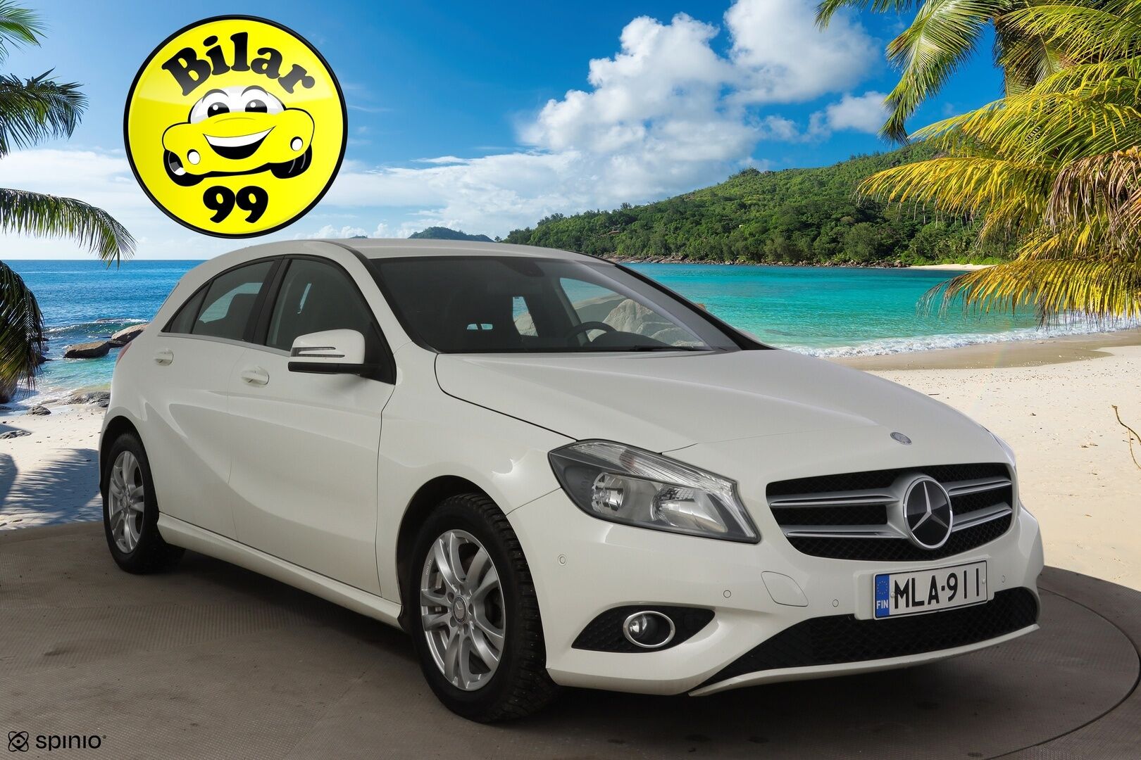 Mercedes-Benz A 2013 180 BE* Tutkat / Puolinahkapenkit / Vakkari * - * kahdet hyväkuntoiset renkaat alumiinivanteilla / Suomi-auto / säännöllisesti huollettu / Juuri huollettu *