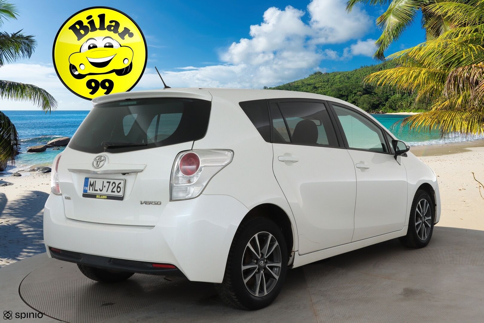 Toyota Verso 2013 1,8 Valvematic Active 7-paik **Lasikatto / P.kamera / Navi / Vakkari / Aut. Ilmastointi / Lohkolämmitin** - Suomi-auto / Kahdet Renkaat