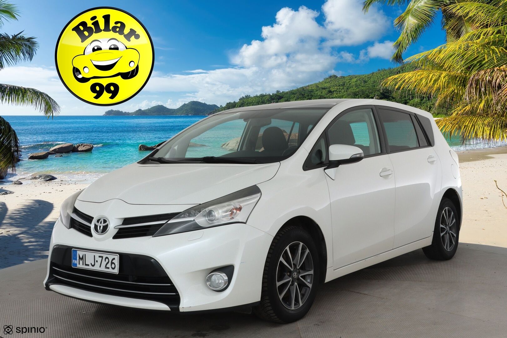 Toyota Verso 2013 1,8 Valvematic Active 7-paik **Lasikatto / P.kamera / Navi / Vakkari / Aut. Ilmastointi / Lohkolämmitin** - Suomi-auto / Kahdet Renkaat
