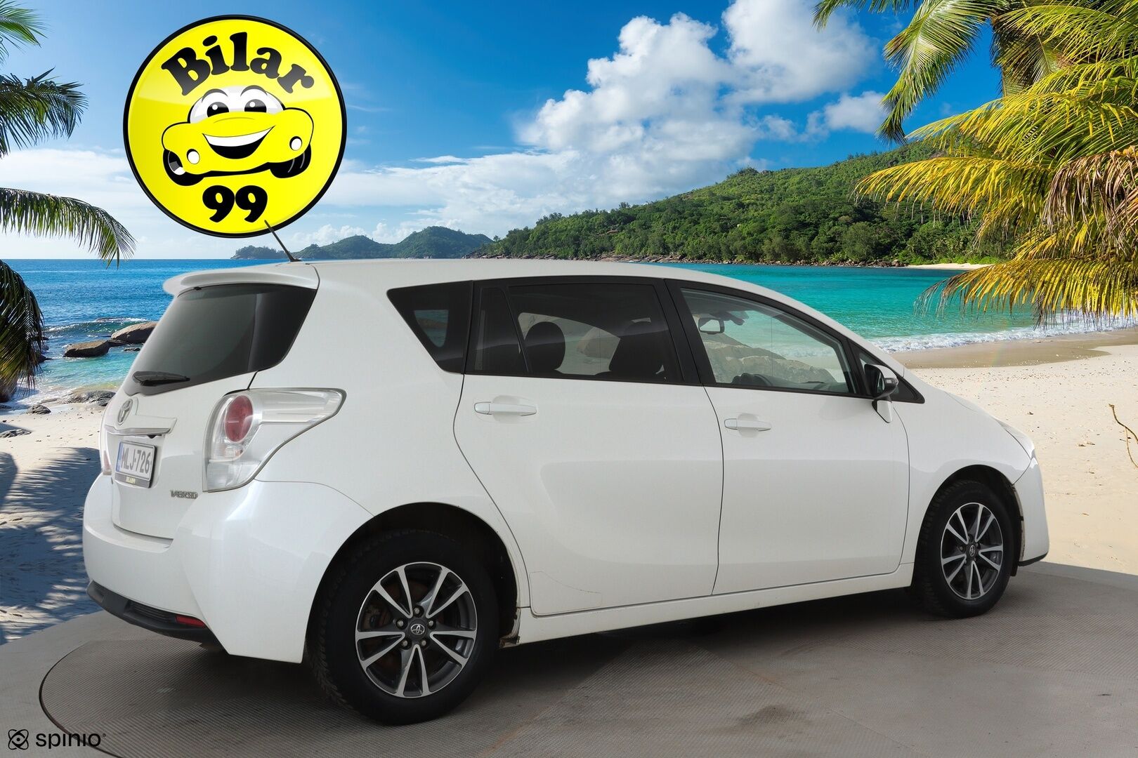 Toyota Verso 2013 1,8 Valvematic Active 7-paik **Lasikatto / P.kamera / Navi / Vakkari / Aut. Ilmastointi / Lohkolämmitin** - Suomi-auto / Kahdet Renkaat