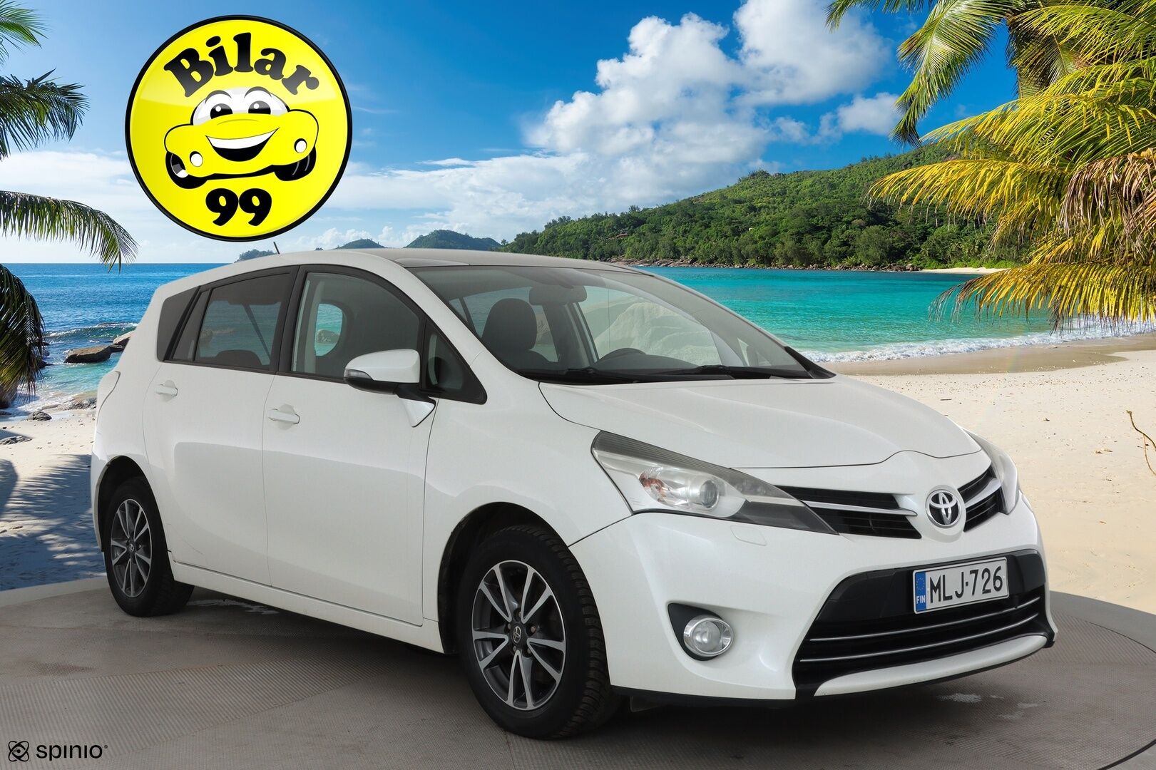 Toyota Verso 2013 1,8 Valvematic Active 7-paik **Lasikatto / P.kamera / Navi / Vakkari / Aut. Ilmastointi / Lohkolämmitin** - Suomi-auto / Kahdet Renkaat